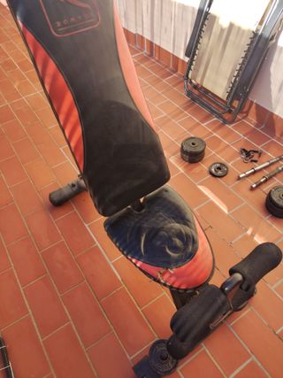 Banco de pesas ajustable