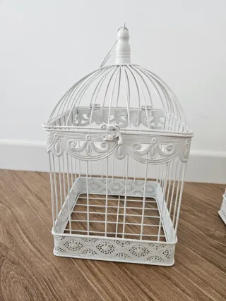 Gabbie Decorative Bianche in Metallo