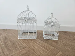 Gabbie Decorative Bianche in Metallo