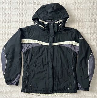 Chaqueta Columbia Mujer Talla M Negra/Gris