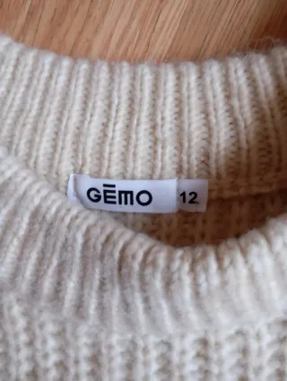 Jersey beige de punto