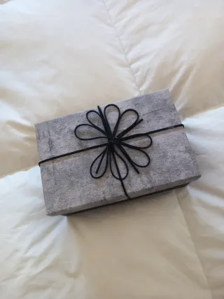 Fular de terciopelo y seda