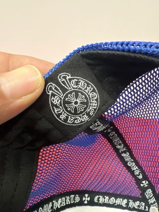 Gorra Trucker Azul y Blanca Chrome Hearts