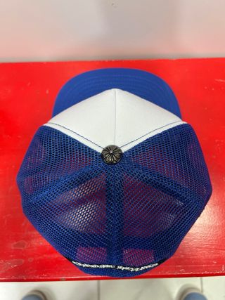 Gorra Trucker Azul y Blanca Chrome Hearts