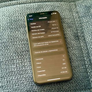 iPhone XS 64GB Gris Espacial