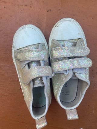 Zapatos niña brillantes talla 28