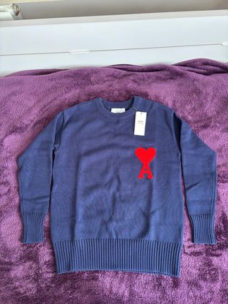 Jersey Ami Paris Azul Talla S