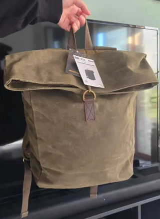 Mochila Lona Encerada 10L Verde