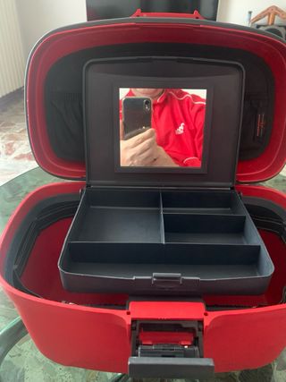 Beauty case rigido Roncato rosso