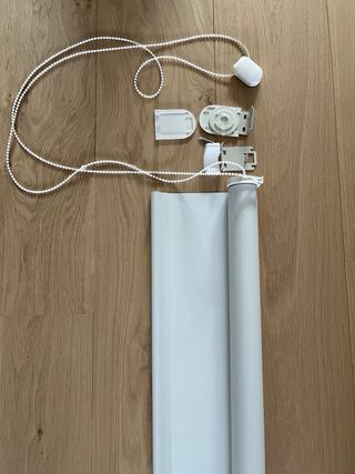 Estor enrollable opaco blanco 100x180 - Badalona