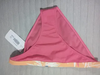 Bikini RIXY rosa y naranja, talla 16, nuevo.