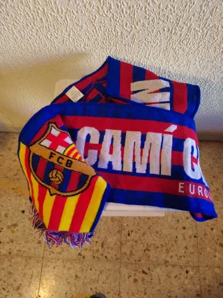 Bufanda FCB Azul y Rojo
