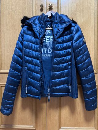 Abrigo Superdry azul