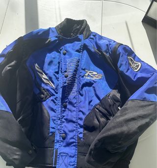 Chaqueta Yamaha Moto Azul y Negra. Talla L