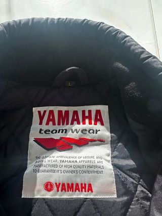 Chaqueta Yamaha Moto Azul y Negra. Talla L
