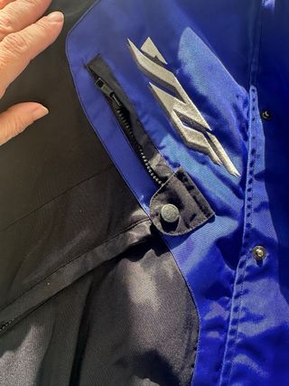 Chaqueta Yamaha Moto Azul y Negra. Talla L