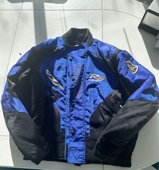 Chaqueta Yamaha Moto Azul y Negra. Talla L