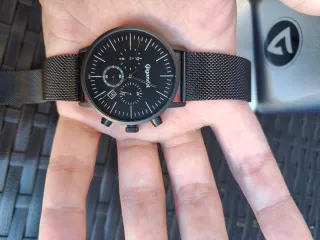 Gigandet Cronógrafo Negro/Plateado Nuevo