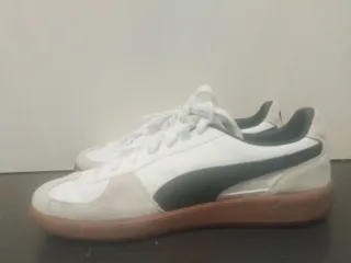 Zapatillas Puma Palermo Beige y Blanco
