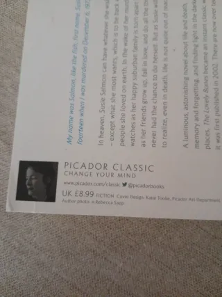 The Lovely Bones A Novel