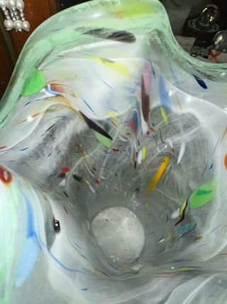 Vaso Murano Petalo Multicolore