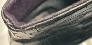 Botines de piel negra con cremallera T 40