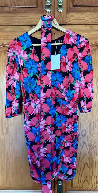 Vestido Bershka floral S