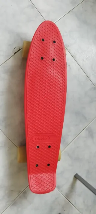 Monopatín Oxelo Decathlon Rojo