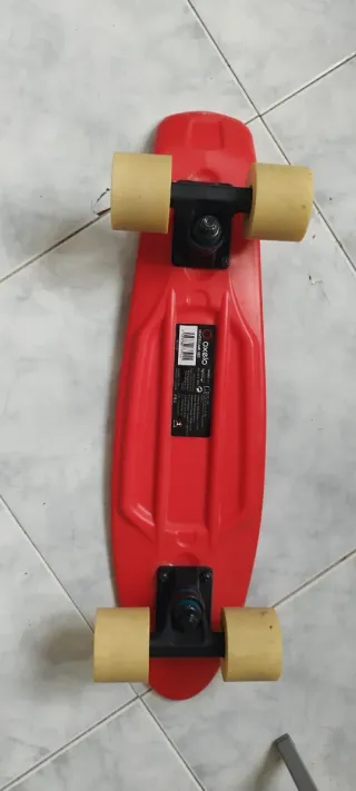 Monopatín Oxelo Decathlon Rojo