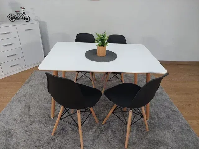 BLACK FRIDAY! Mesa Comedor 120x80cm + 4 Sillas