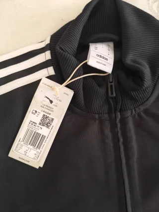 Chándal Adidas Clásico Unisex Negro Blanco