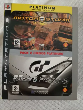 Pacchetto 2 Giochi PS3 Platinum: Gran Turismo 5 e MotorStorm