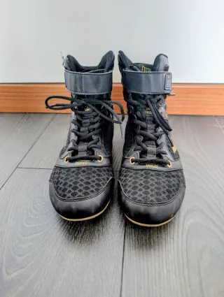 Botas de Boxeo Everlast Mujer Negras y Doradas T38