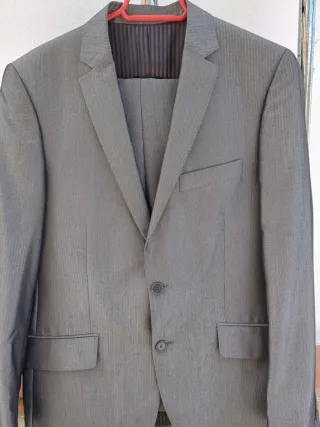 Traje Saco y Pantalón Hombre Gris