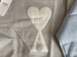 Jerséis Ami Paris Beige y Azul