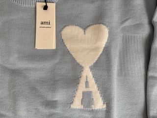 Jerséis Ami Paris Beige y Azul