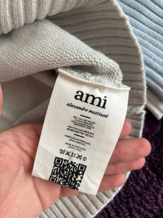 Jerséis Ami Paris Beige y Azul