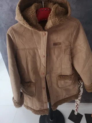 Abrigo CAPUCHA Bass forro polar SUPER CALENTITO