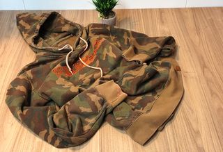 Sudadera Pull and Bear Camuflaje Talla XL