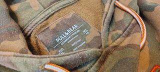 Sudadera Pull and Bear Camuflaje Talla XL