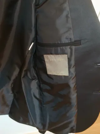 Americana de vestir hombre negra