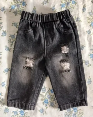 Conjunto Camisa y Pantalón Vaquero Niño 3-6M