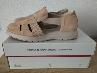 Sandalias Callaghan Mujer Beige