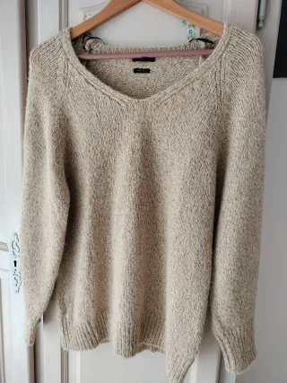 Jersey Massimo Dutti Lana Beige