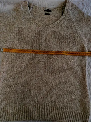 Jersey Massimo Dutti Lana Beige