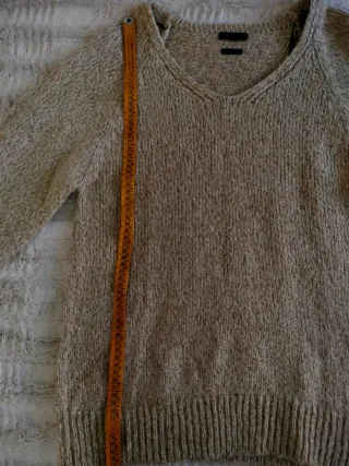 Jersey Massimo Dutti Lana Beige