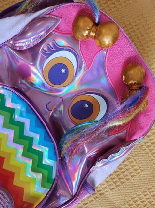 Mochila Ksimerito Morada Brillante