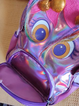 Mochila Ksimerito Morada Brillante