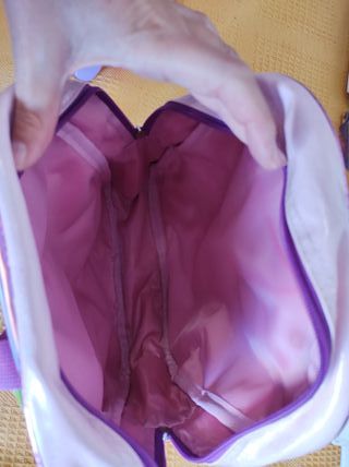 Mochila Ksimerito Morada Brillante