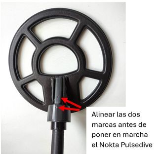 Bobina 25cm Doble Potencia Nokta Pulsedive